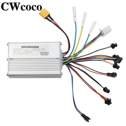 48V 25A 1200W Escooter Controller + Display Thumb Throttle