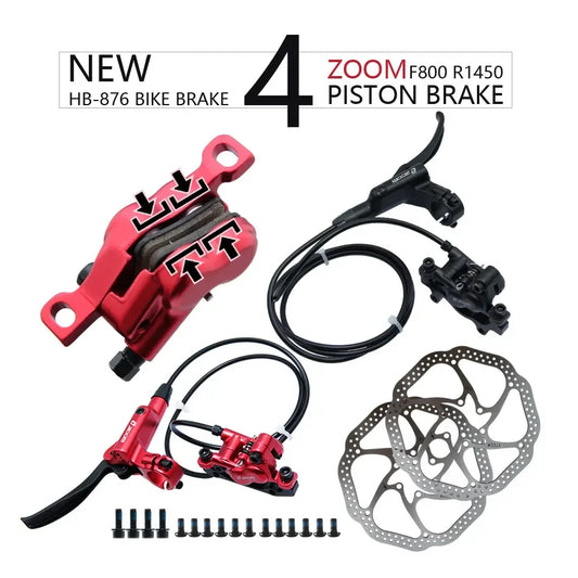 ZOOM 4 Piston Brakes E-bike Rated