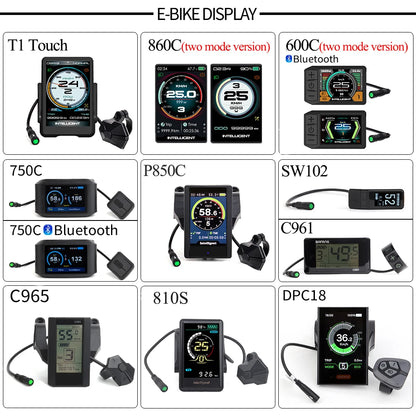 Ebike Displays for Bafang Kits (36v-52v)