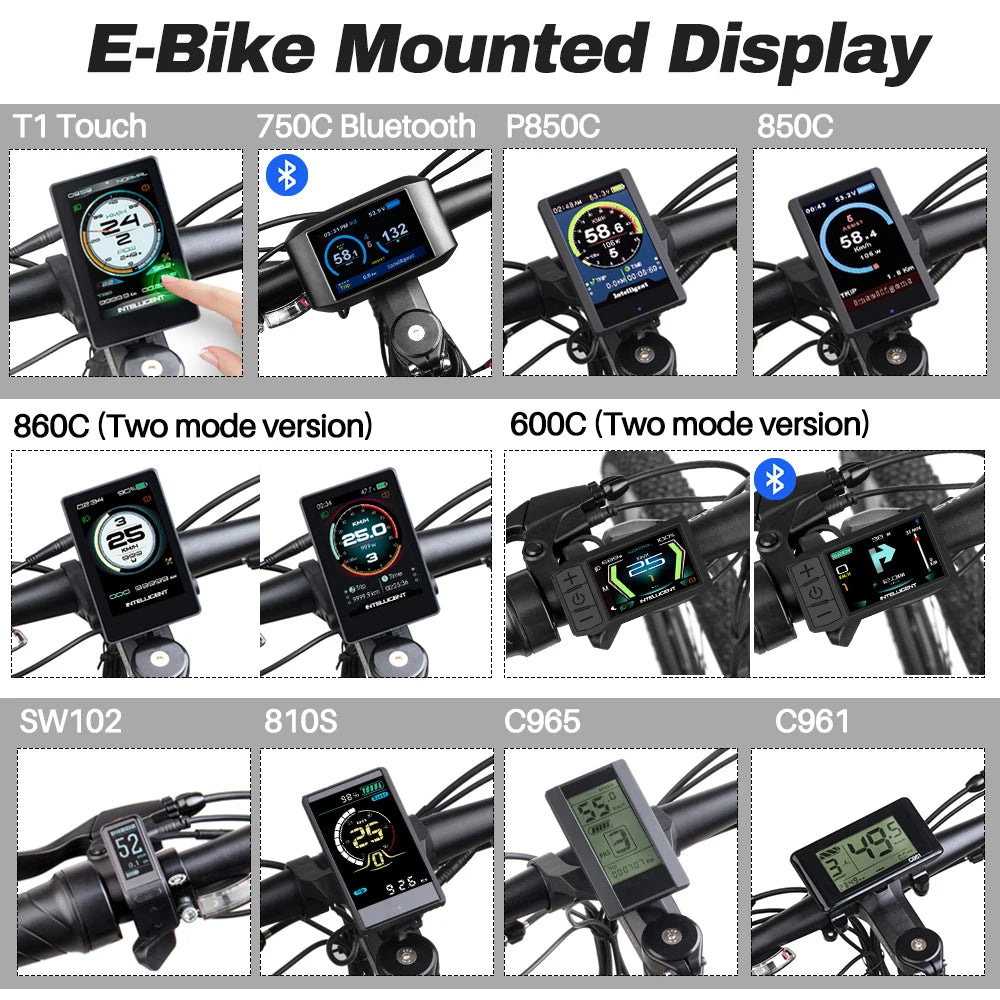 Ebike Displays for Bafang Kits (36v-52v)