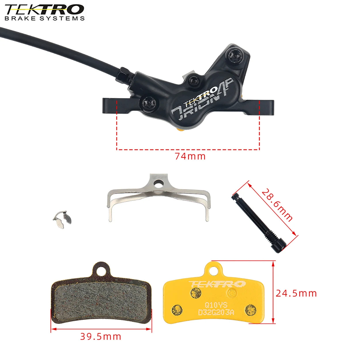 TEKTRO 4 Piston Hydraulic Piston Brakes