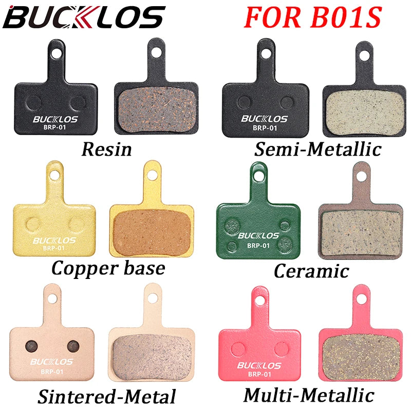 BUCKLOS Resin Semi-Metallic Bike Pads